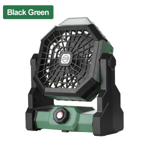 Desktop Fan Rechargeable Wireless Portable Fan Outdoor Camping Fan Rechargeable Mini USB Table Fan with LED Lamp