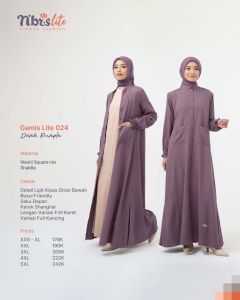 GAMIS NIBRAS LITE 024 DRESS KEKINIAN TERBARUU DAILY CASUAL KULIAH PREMIUM TERMURAHHH