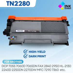 INKSCRIBED TN2280 TN450 TN2260 Compatible Toner Cartridge for Brother HL-2240 DCP-7055 HL-2130 DCP-7065DN HL-2240D FAX-2840