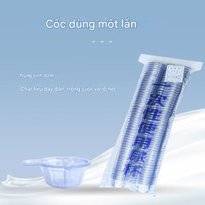 Set 10 Cốc Nhựa 40ML Dùng Một Lần Tiện Dụng Pha Lê Epoxy DIY-CA666