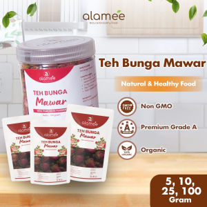 ALAMEE Teh Bunga Mawar Rose Flower Tea Organik Kering Dried