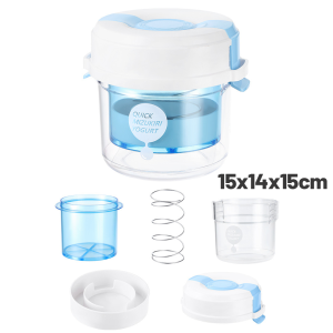 SG NEW Upgrade Yogurt Filter Thickener Yogurt Strainer Cheese Whey Separator With Cover