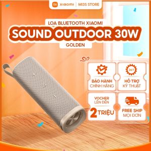 Loa Bluetooth Xiaomi Sound Outdoor 30W Golden | Bluetooth 5.4 Pin 12 Giờ Chống Nước IP67