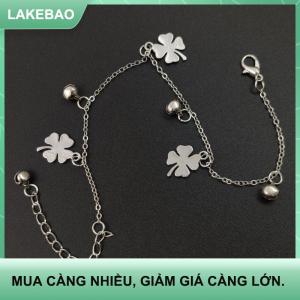 【LAKEBAO】 Vòng chân bốn lá cỏ ba lá vòng chân ba chuông bán nhanh Phụ kiện chân bán chạy nhất