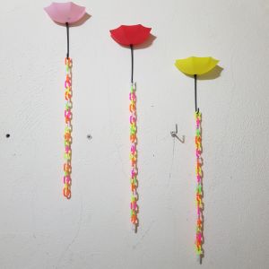 Combo 3 bộ dù tập bay cho sóc đồ chơi sóc bay (dù móc dây xích nhựa)