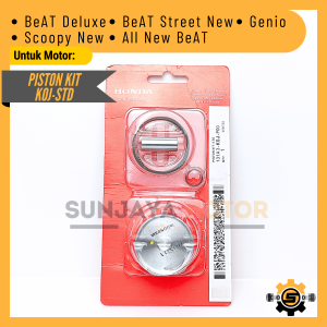 Piston Kit Original Honda K0J Seher Beat Deluxe Scoopy ESP All New Beat Genio Beat Street LED Ori AHM