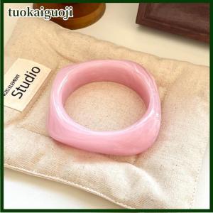 tuokaiguoji Thời Trang Punk bãi biển mùa hè mô hình Acrylic Vòng đeo tay cho phụ nữ mặc hàng ngày và các bên Bangles cho phụ nữ