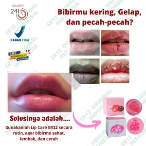 LIP CARE SR12 - melembabkan bibir pecah-pecah dan pemerah bibir hitam ampuh BEST SELLER ( BISA COD )