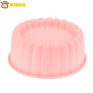 【N2HAO】 6 Inch Charlotte Cake Pan Silicone Cheesecake Nonstick Round Silicone Baking Mold Cake Molds For Strawberry Shortcake Tart Pie
