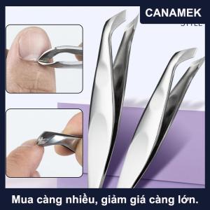 【CANAMEK】 Mini hangnail bóp và snip móng chân mọc ngược da chết Remover Nail Art lớp biểu bì nipper Clipper cạnh cutter làm móng tay kìm công cụ