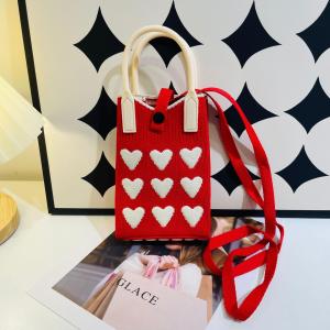 Belfoyer กระเป๋าสุภาพสตรีแบบใหม่กระเป๋าสะพายพร้อมจี้กระเป๋าสตางค์มินิคีย์ศูนย์