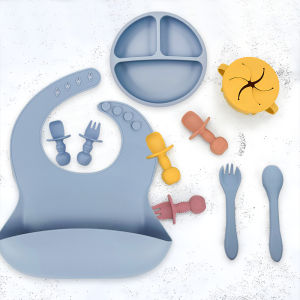 8Pcs BPA-Free Baby Silicone Tableware Set: A Complete Guide