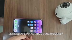 A7 Full Color Night Vision Security Monitor 10x Optical CMOS Indoor Outdoor Two-Way Intercom Wireless HD Wifi Small Camera