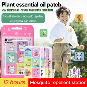 🦟 [Military-Grade] 12H Mosquito Repellent Stickers  40% Citronella Oil Concentration  40%高浓度香茅油 防水防汗  Heat-Activated Release Technology  Waterproof  Sweat-Resistant (72pcs Travel Kit)