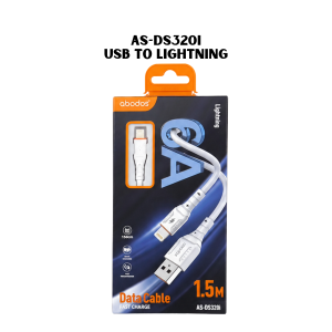 abodos USB Charging Cable 6A Fast Charge 1.5M Type C Micro Lightning Data Transfer Durable Phone Charger Cable