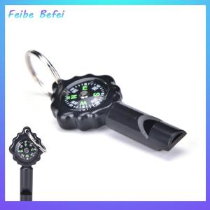 [Feibe Befei] ตั้งแคมป์การอยู่รอดนกหวีดเข็มทิศเครื่องวัดอุณหภูมิ LED ไฟฉาย