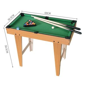 Mini Billiards Table Set Billiard Table For Kids Wooden Tabletop Pool Table Set