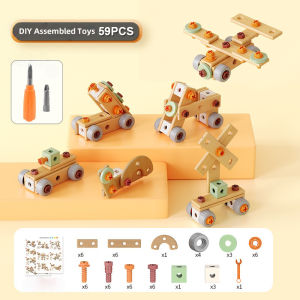 Kids Tool Toys Set with Box DIY Assembly Pretend Play Educational Toy Gifts for Boys Mainan Budak Lelaki