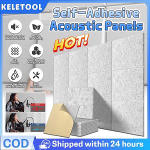 Self Adhesive Acoustic Panel Acoustic Sound Proof Foam Panels High Density Sound Absorbing Panel Soundproof Home Office Reccording Studio