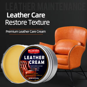 Leather care cream Leather Conditioner - Brightens Enhances Color & Cleans Stains Revives Natural Leather Shine