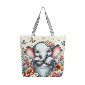 Disney Totebag Canvas Kanvas Wanita Lucu Mickey Minnie Mouse Donald Totebag Kanvas Tas Karakter/Tas Bahu /student shopping bag/shoulder bag/embroidered bag BAO001