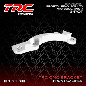 TRC Racing 2 POT CNC Caliper Bracket Only Yamaha Mio Sporty / Mio 1 / Amore / Soul / Soulty / Fino 8018