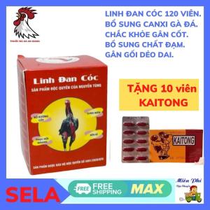 Linh đan cóc TẶNG 10 VIÊN Kaitong Gà chắc khỏe gân cốt gân gối dẻo dai cho gà đá gà đòn gà tre Cự Mạnh Ham Chiến Đấu.LỌ 120 VIÊN