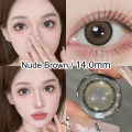 【2025 Paling Tren】🔥Magister Softlens Ukuran 14 Normal Soflens 1 Pasang Lensa Kontak Warna Ochre Grey Soflen Korea Aesthetic. 