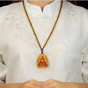 This Destiny Buddha Glass Pendant 12 Zodiac Guardian Amulet Bodhisattva Pendant 本命佛琉璃吊坠十二生肖守护神护身符普贤菩萨吊坠吊坠