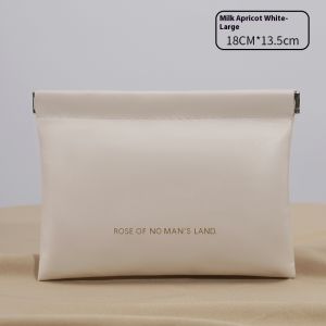 Đơn giản đóng mảnh đạn Túi PU nhỏ tai nghe Túi Buggy dài màu kẹo túi tiền xu Ví đựng xu Son môi túi lưu trữ