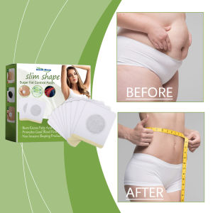 South Moon Sugar Fat Control PatchFat Burning Slimming PatchBelly Slim Patch Abdomen Treatment Blood Sugar Regulating Patch (10pcs/Box)