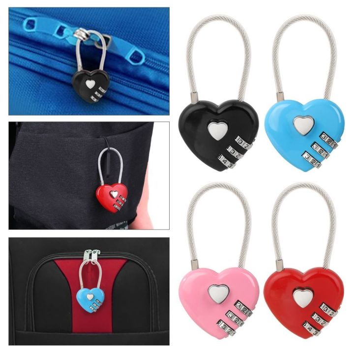 Suitcase Locks Tsa Approved Heart Shaped TSA Lock