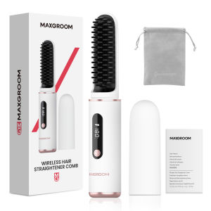 Maxgroom Portable Ionic Hair Styler with 4G Adjustable Settings Type-C Charging and Long Battery Life