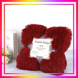Selimut bulu rasfur lembut uk 180cmx160cm LP