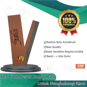 Gerinda Batu Asahan Perkakas Arit Pisau Piso Gunting Kombinasi Halus Dan Kasar Merk Tiger