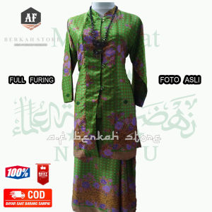 Seragam Muslimat NU FULL FURING Setelan Baju Atasan dan Bawahan Rok