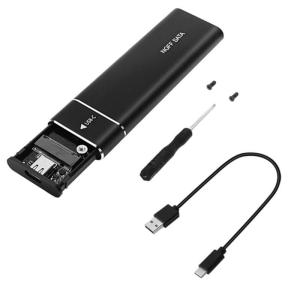 กล่องฮาร์ดดิสก์อลูมิเนียม USB 3.1 Gen 2เคสฮาร์ดดิสก์แผงกั้นภายนอกกล่องแผ่นฮาร์ดไดรฟ์ Wadah HDD Eksternal 10Gbps
