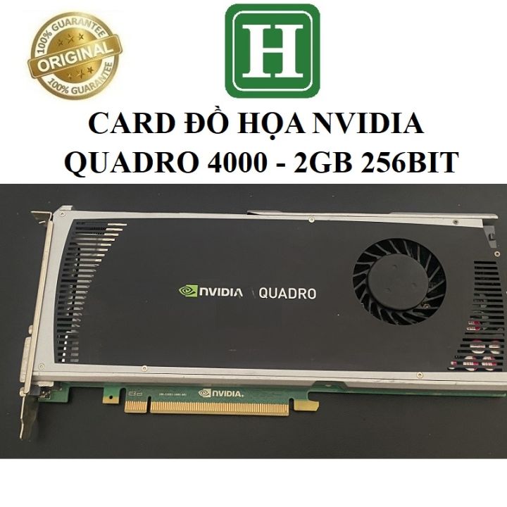 HCM]Card màn hình Nvidia Quadro 4000 2GB 256-bit GDDR5 bảo hành