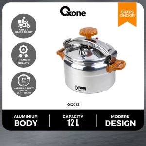 Oxone Panci Presto Pressure Cooker Aluminium Anti Karat Memasak Cepat Multifungsi
