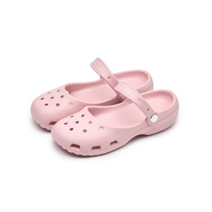Free Shipping 2026 New Style WomenS Clogs With Floral Embellishments Cute And Sweet Ballet Flats Perfect For A Vacation Look Flat Sandals For Women