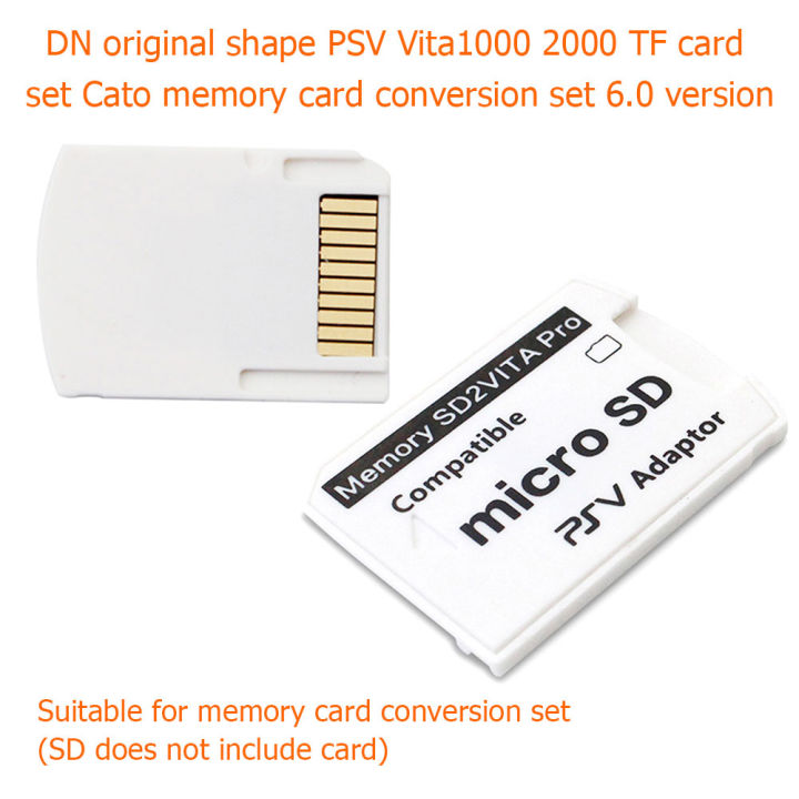 SD2VITA 6.0 Memory Card Adapter for PlayStation Vita PSV 1000 2000 3.65 System Game Accessories