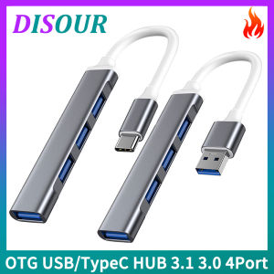 DISOUR Type C USB C HUB 3.0 3.1 4 Port Multi Splitter Adapter OTG For Lenovo HUAWEI Xiaomi Macbook Pro 15 Air Pro Accessories USB Hub