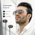 SoundMAGIC E11 Wired Earbuds  No Microphone HiFi Stereo Earphones Noise Isolating in Ear Headphones Powerful Bass Tangle Free Cord Black or Gunmetal. 