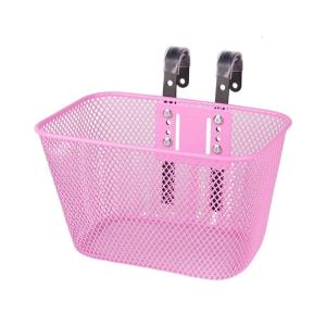 Childrens Bicycles Basket Bicycles Front Handlebar Basket Waterproof Metal Tricycle Basket Cycling Accessories