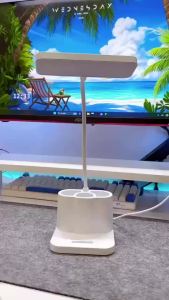 Đèn học bàn cao cấp sạc tích điện hoặc điện trực tiếp chạm cảm ứng 3 tông ánh sáng bảo vệ mắt toàn diện