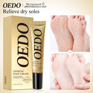 OEDO Foot Cream Moisturizer Whitening Cracked Heel Cream Whitening Anti Cracking Moisturizing Foot Care Exfoliating Scrub Anti Dry Cracked Heels 40g