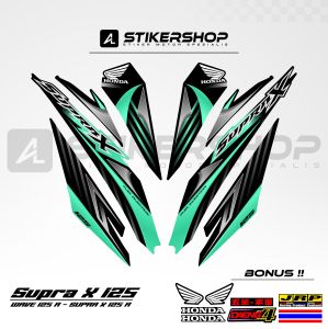 STIKER STRIPING SUPRA X125 - WAVE 125 R GRAFIS VARIASI 018