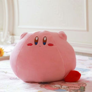 Anime Star Kirby Plush Toys Soft Stuffed Animal Doll Fluffy Pink Plush Doll Pillow Room Decoration Toys For Childrens Gift