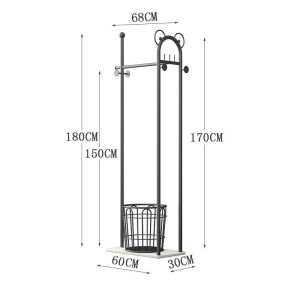 Clothes Stand Rack Bag Stand Clothes Rack Bag Stand Clothes Stand Floor Coat Pendant Stand Childrens Coat Rack Internet Celebrity Shelf 落地衣帽架
