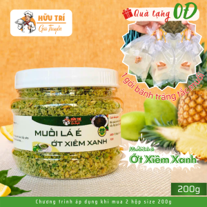 200g Muối Lá É Ớt Xiêm Xanh Hữu Trí Chấm Gà Hải Sản